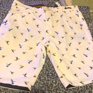 Denim and Flower Men’s Shorts